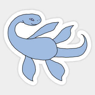 Dino Nessie - Blue Sticker